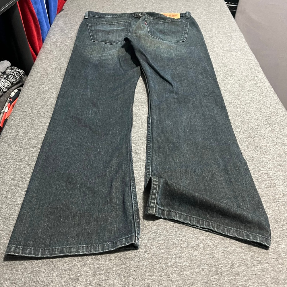 Levi's 527 Slim Bootcut Jeans Mens 34x32 Dark Wash Denim Pants 05527-0489